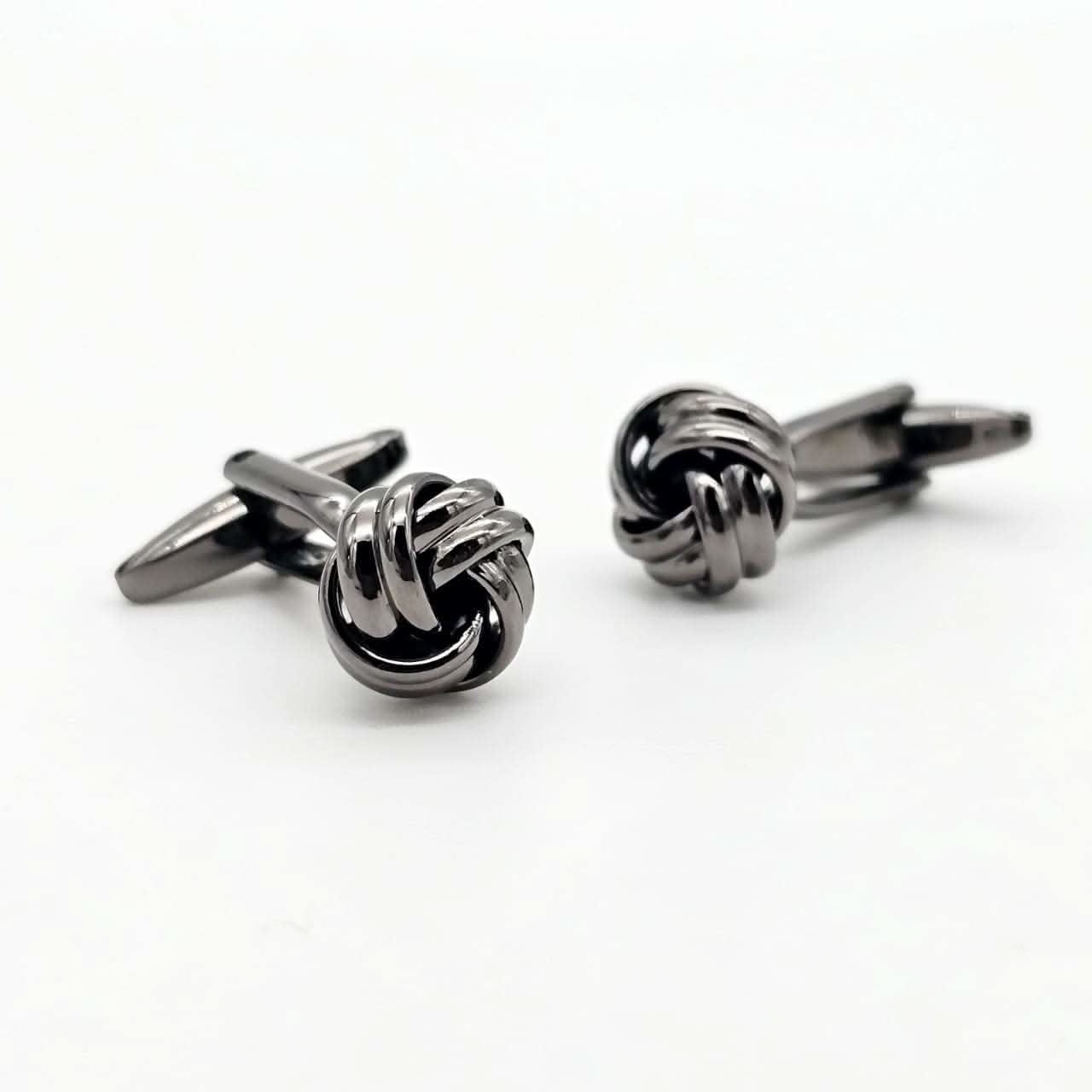 Black Knot Cufflink - KNisa Premium Men's Fashion Brand