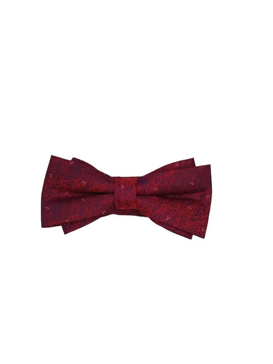 Scarlet Geometric Bow Tie - KNisa Premium Men's Fashion Brand